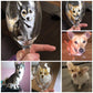 Pet portrait wine glass